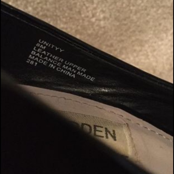 Steve Madden Unityy black patent leather sz 8M - Picture 8 of 9